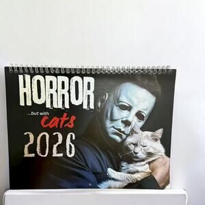 2026 Horror Movie Villains Calendar – Cats & Creepy Classics | Unique Gift